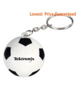 Branded Soccer Stress Ball Key Rings