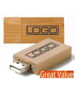 Classic Branded Wooden Flash Memory