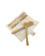 Custom Portable Bamboo Utensil Sets