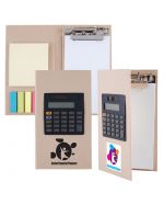 Eco Clipboard Notebook and Calculator Combo