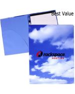 Eco Friendly Padfolio with Printed Clouds