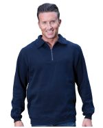 Half Zip Fleecy Promotional Sweater