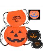 Pumpkin Drawstring Customized Bags