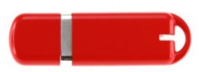 red flash drive
