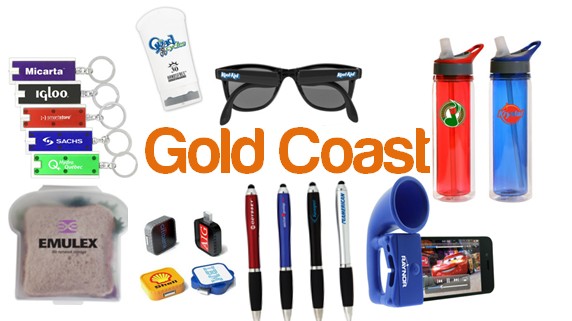gold coast logo promotional items
