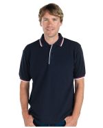 Contrast Emboidered Polo Shirts