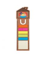 House Bookmark Ruler with Noteflags 