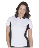 Ladies Contrast Sports Polo