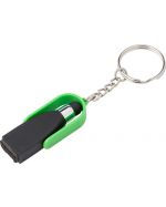 Swivel Keychain with capacitive Screen cleaner and tip