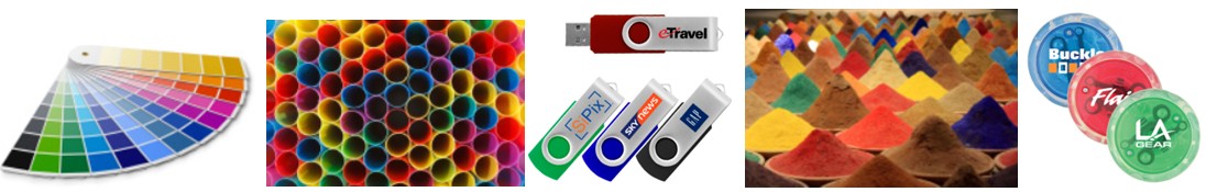 colour banner graphic for promotional items